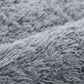 Non Slip Shaggy Bath Mat Ultra Soft Thick Fluffy Pile Non Slip Bath Rug-Grey