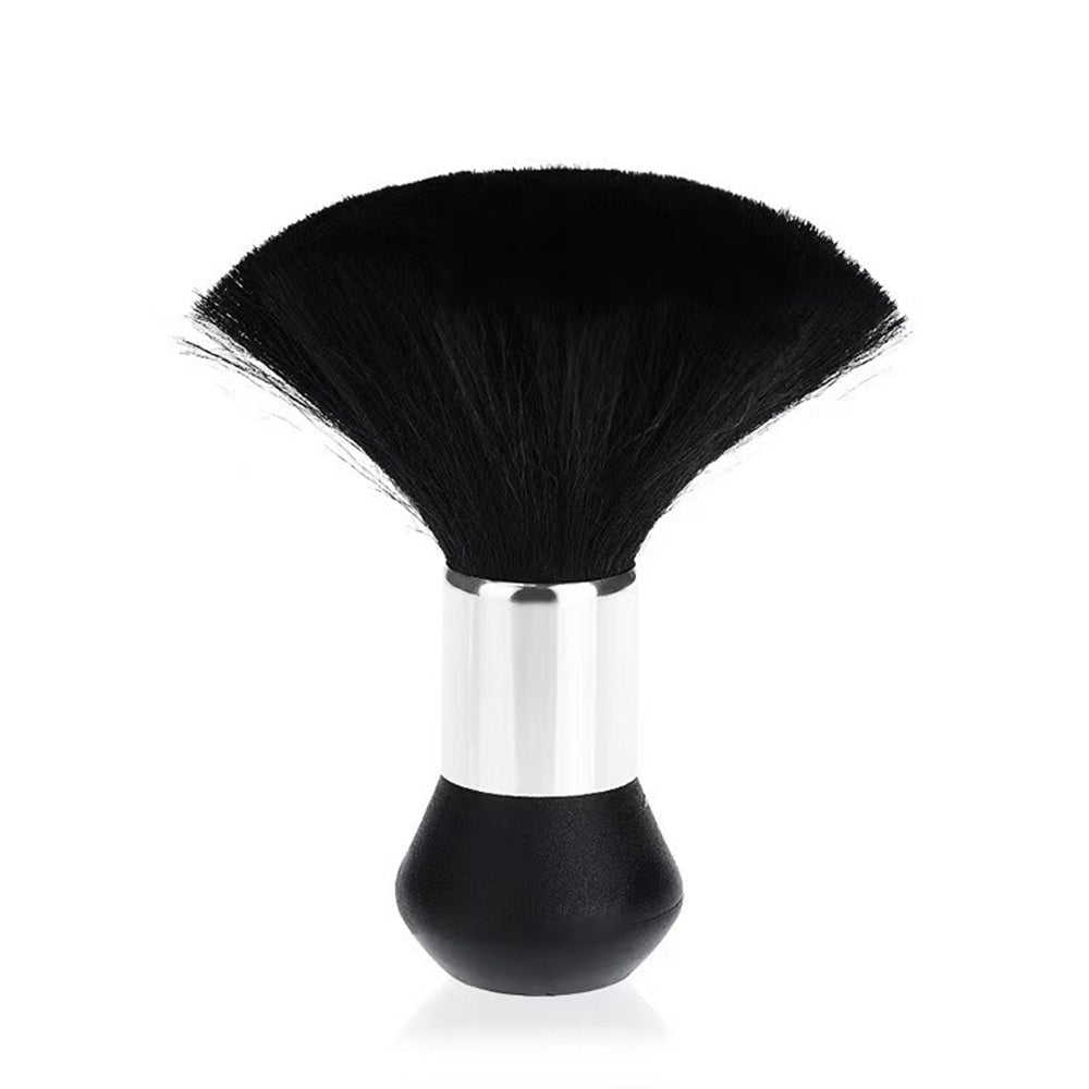 Soft Hair Sweeper Brush with Storage Case Neck Duster Brush for Home Barbershop