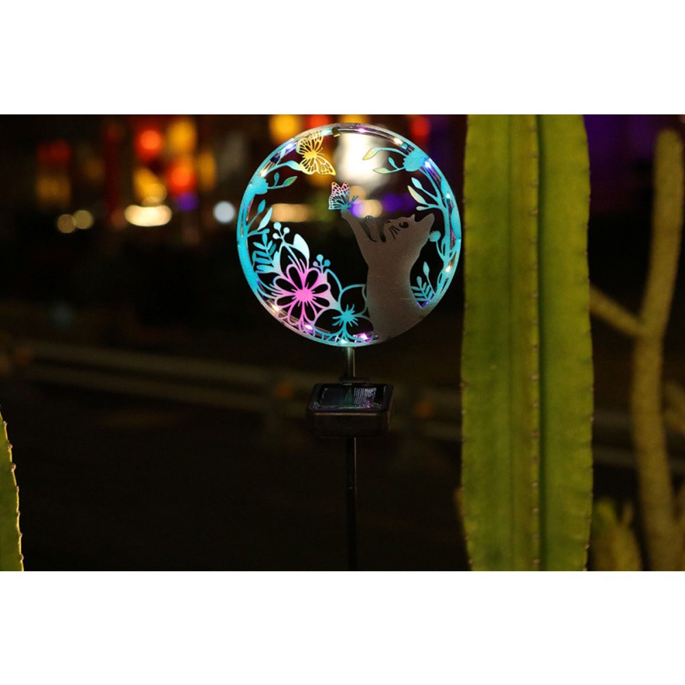 Solar Lights Solar Silhouette Light Silhouette Garden Stakes Outdoor Garden Lamp