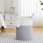 Large Woven Laundry Basket Cotton Rope Hamper for Laundry Toys & Blankets