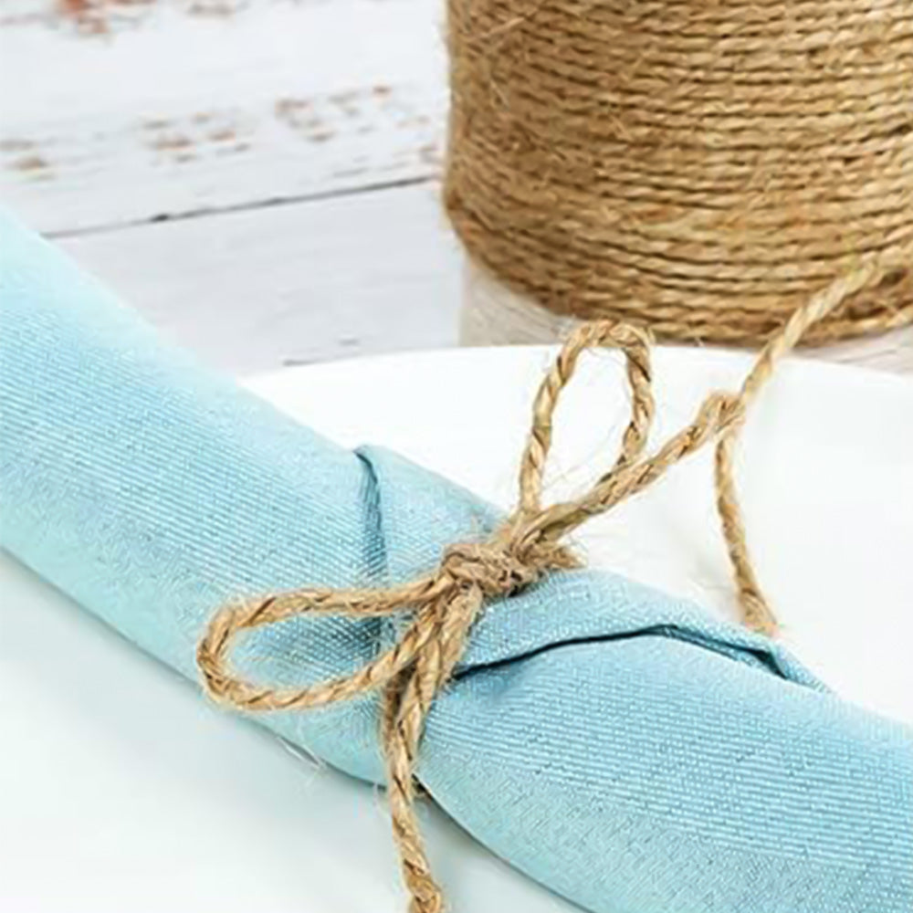 Natural Jute Twine String for Crafting Gardening Gift Wrapping Macrame DIY Home Decor