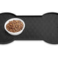 Dog Food Mats for Floors Waterproof Silicone Dog Bowl Mat with Raised Edge
