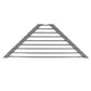 Triangle Roll-Up Dish Drying Rack For Sink Corner Sink Kitchen Drainer And Organizer