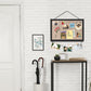 Cork Notice Pinboard Large Memo Photos Wooden Frame