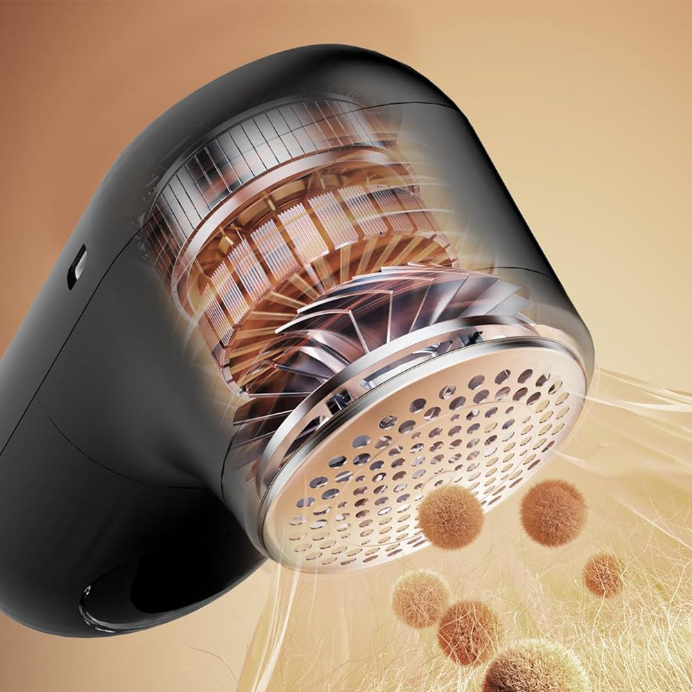 Fabric Shaver 6-Blade 3-Speed Rechargeable Shaver LED Display for Clothes Blanket