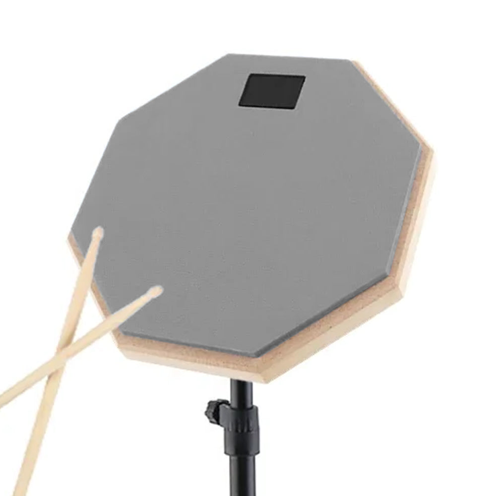 20cm Rubber Practice Drum Pad with Drum Stand
