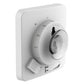 Digital Temperature Humidity Meter Water-Resistant Bathroom Alarm Clock