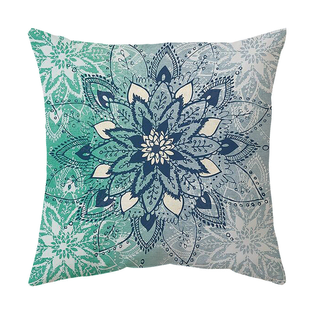4Pcs Bohemian Home Decoration Sofa Cushion Pillow Covers Prints Value Pack