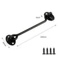 2PCS Stainless Steel Gate Latch Cabin Hook And Eye Latch Lock For Barn Door