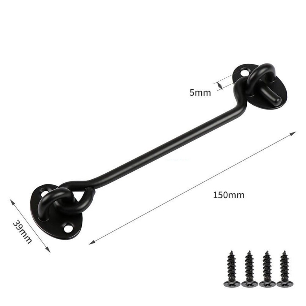 2PCS Stainless Steel Gate Latch Cabin Hook And Eye Latch Lock For Barn Door