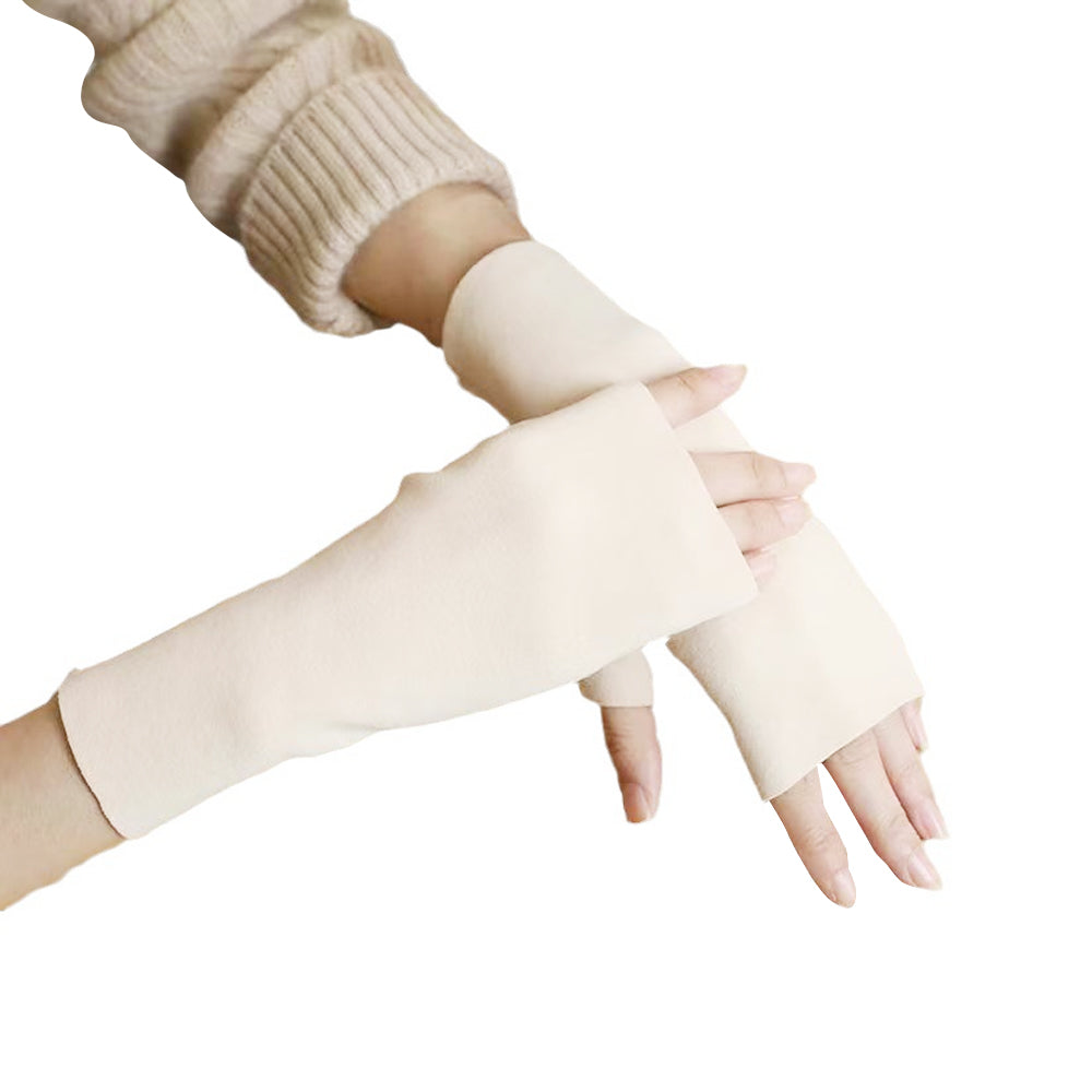 3 Pair Fingerless Warm Gloves with Thumb Hole
