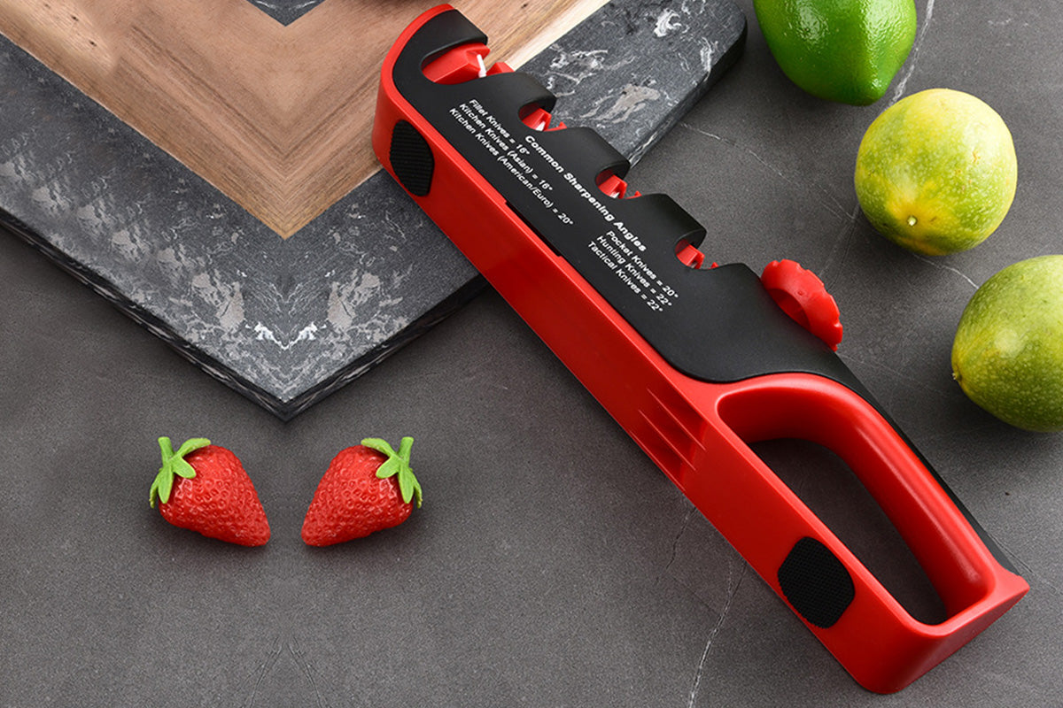 4 In 1 Scissors Sharpener Tool Knife Sharpeners With 6 Adjustable Angle For Kitchen