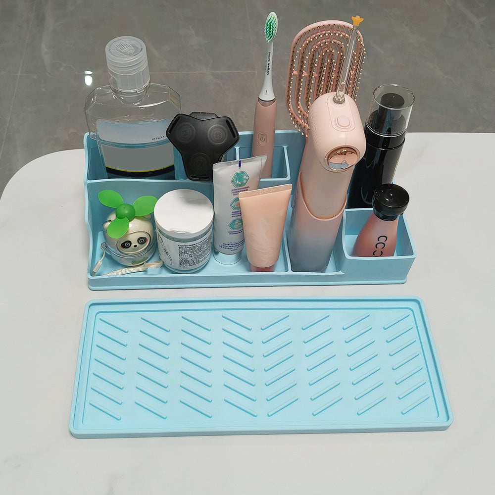 Silicone Toothbrush Holder Bathroom Organizer