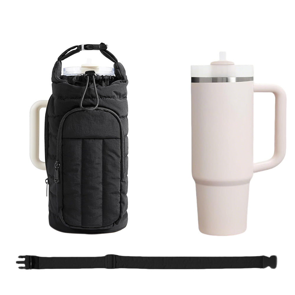 Water Bottle Holder Bag with Strap Crossbody Bag Gym Accessories