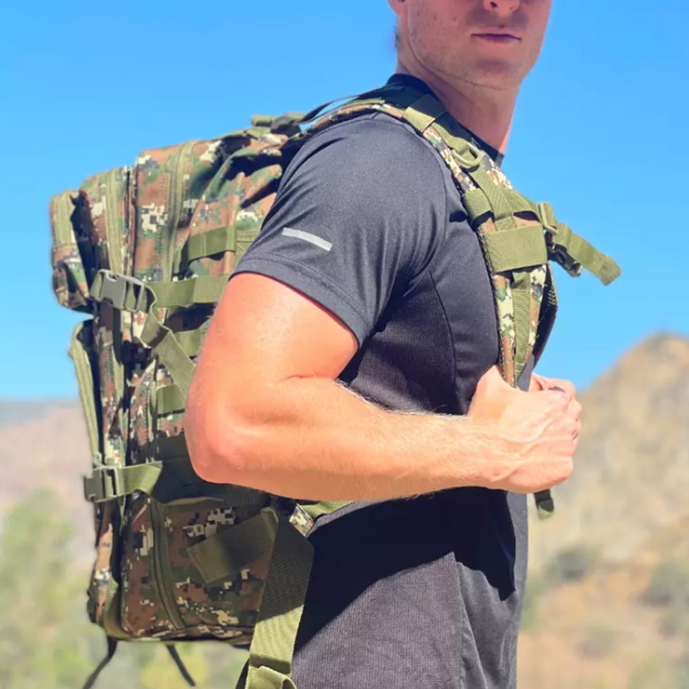 30L Military Backpack Tactical Hiking Camping Bag Rucksack for Outdoor Trek Travel