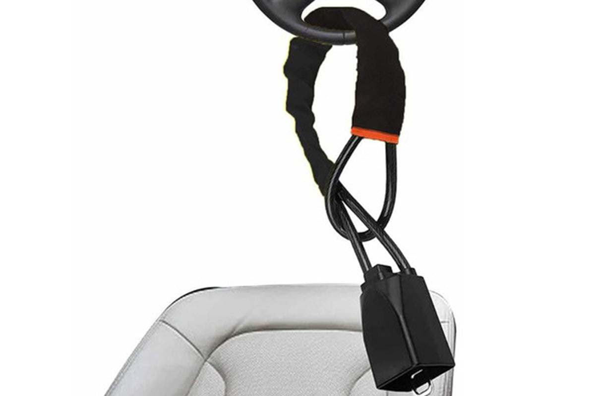 Car Steering Wheel Lock Anti-Theft Device Adjustable Lock Universal Fit