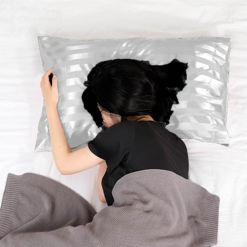 51x76cm Satin Pillowcase for Hair and Skin Soft Envelope Closure Pillowcase