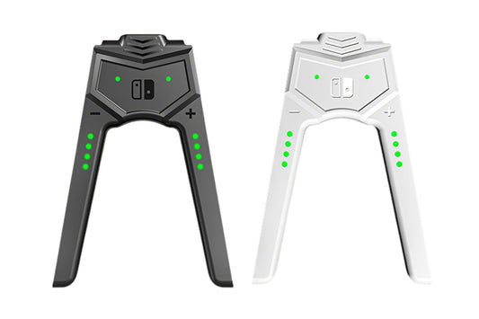 2Pcs USB-C Charging Grip with LED Indicator for Nintendo Switch Oled JoyCon