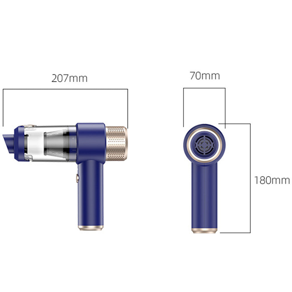 4-in-1 Handheld Air Duster and Car Vacuum Cleaner with LED Light