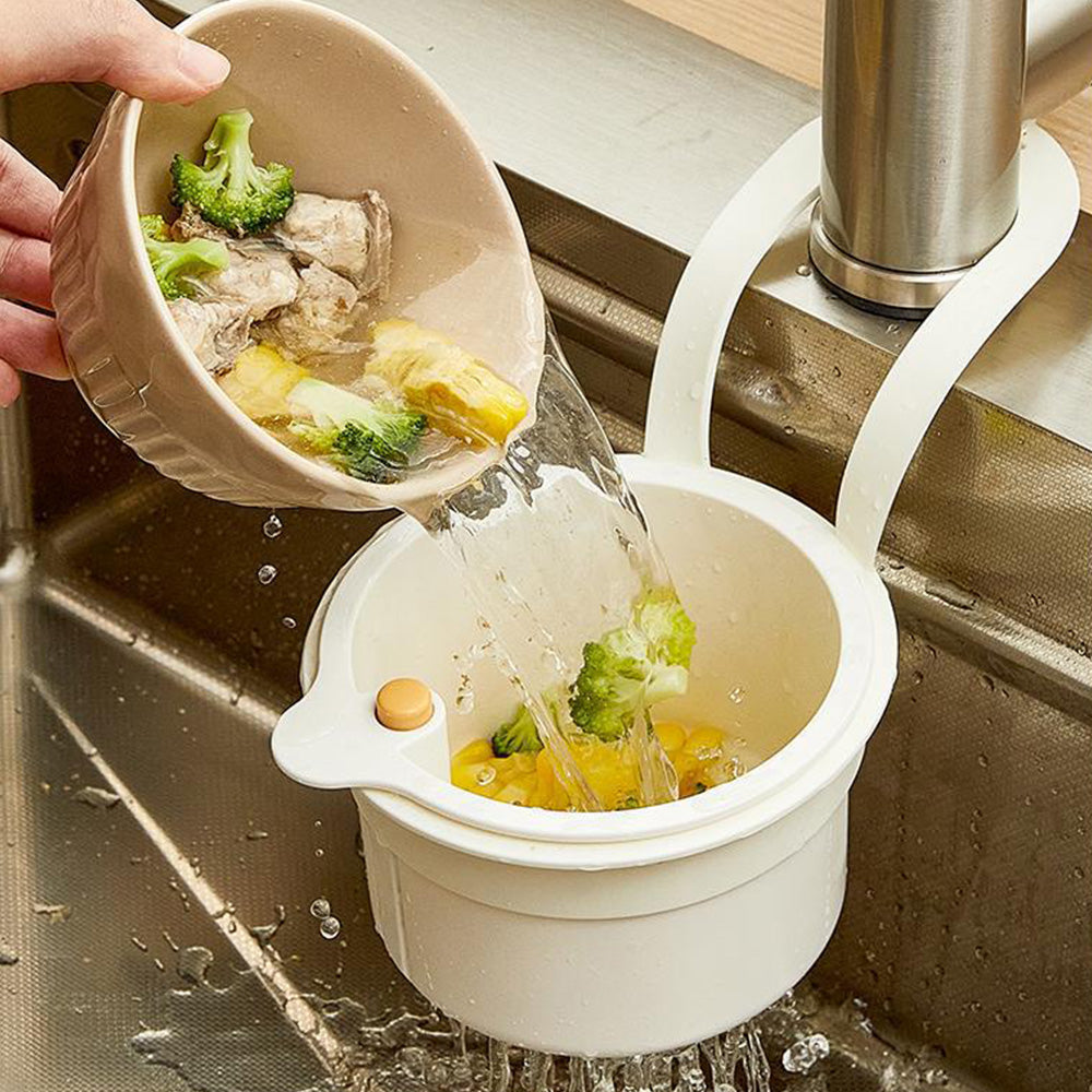 Sink Strainer Basket Household Kitchen Shelf Hanging Sink Stopper for Fruit Vegetable