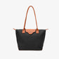 Stylish Waterproof PU Tote Bag for Women Shoulder Handbag with Top Handle