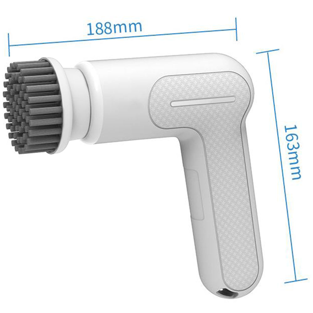 9-In-1 Handheld Chargeable Spin Scrubber Cleaning Brush Kit