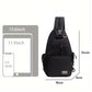 Dual-use Water-resistant Chest Bag Outdoor Travel Shoulder Backpack