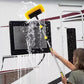 4-Section Car Wash Brush with Soft PVC Bristles Windshield Squeegee Car Wash