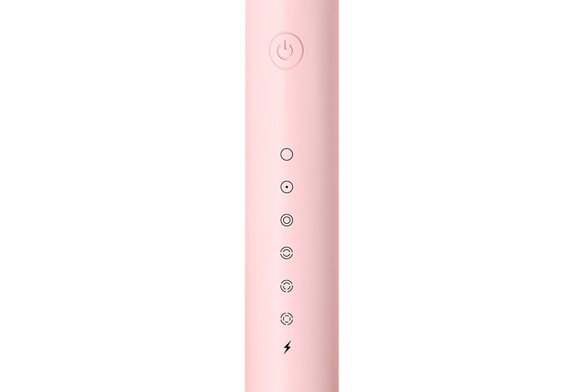 Couple's Electric Toothbrush Set with Travel Case -White and Pink