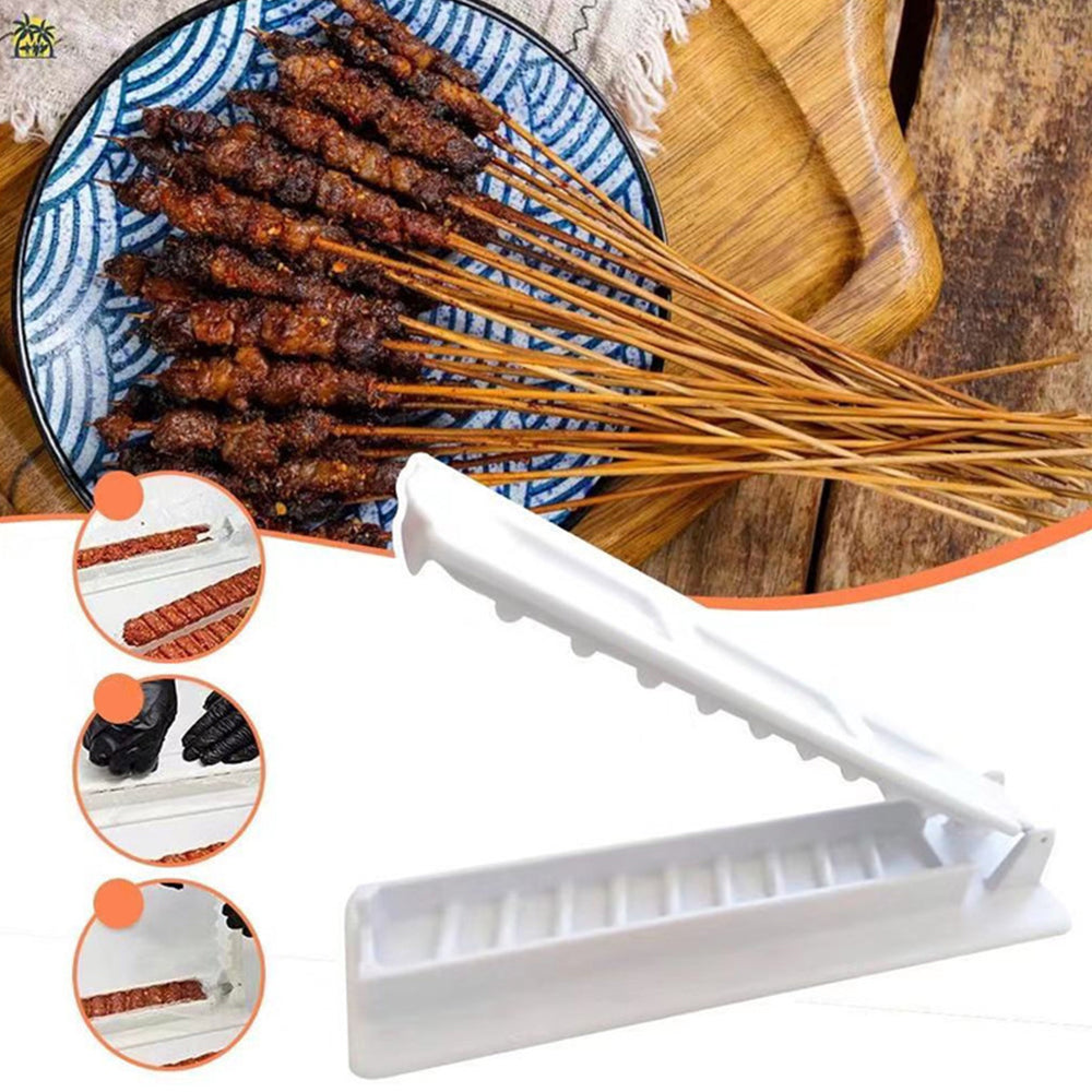 Skewer Kebab Box Maker String BBQ Tool