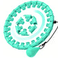 32 Section Detachable Weighted Hula Hoop Adjustable 26 to 58 Inches