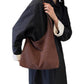 Bucket Bag with Purse Suede Bag Suede Tote Bag Suede Hobo Bags
