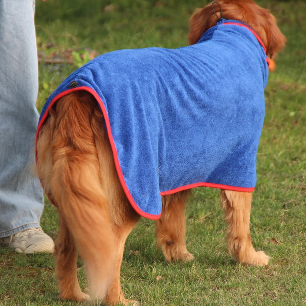 Dog Moisture Absorbing Fast Drying Bathrobe Towel