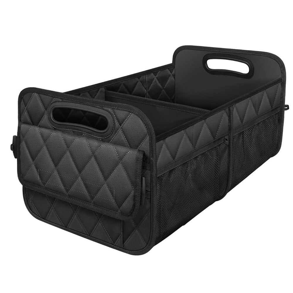 Collapsible Car Trunk Organizer with 6 Pockets Reinforced Handles