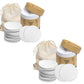 40Pcs Reusable Makeup Remover Pads with a Mesh Bag and Storage Box