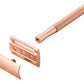 Matte Double Edge Manual Razor With 10 Blades For Men
