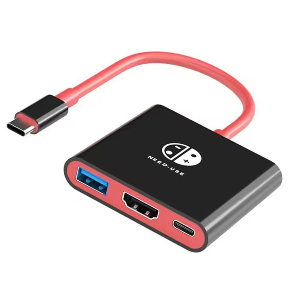 3in1 Dock for Nintendo Switch  4K HDMI Docking Station USB 3.0 100W Travel Adapter