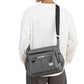 Multi-Pocket Men's Crossbody Shoulder Bag for Outdoor Travel and Commuting