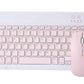 Ultra Slim Portable Wireless Bluetooth Keyboard Mouse Combo for Tablet Laptop