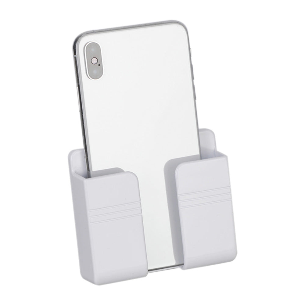 2 Pack Wall Mount Phone Holder Peel and Stick No Tools for Dorm Bedroom RV