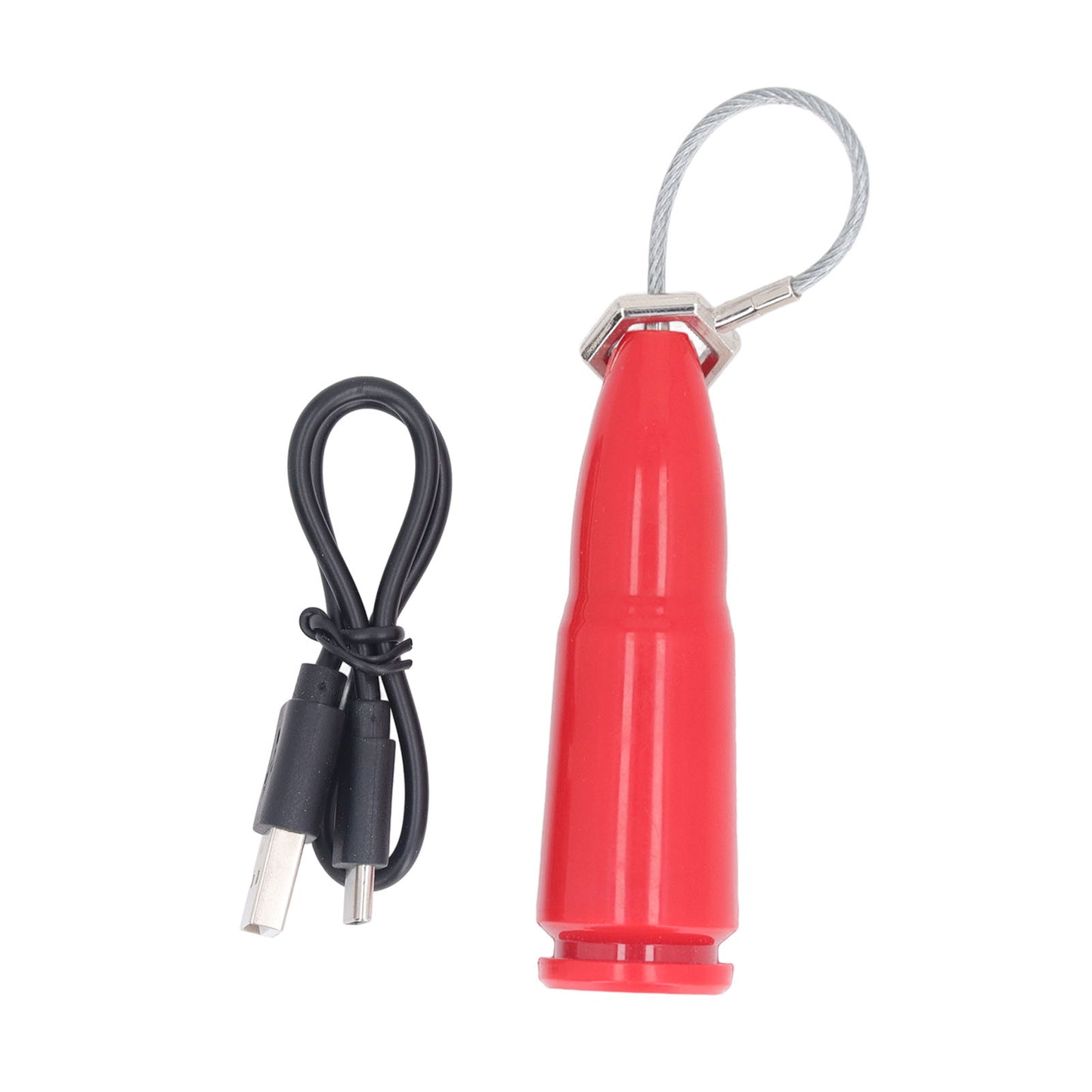 Rechargeable Fingerprint Padlock Water Resistant Anti Cut Keyless Mini Luggage Lock