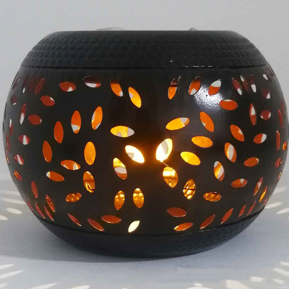 4Pcs Hollowed Shadow Outdoor Solar Lamp