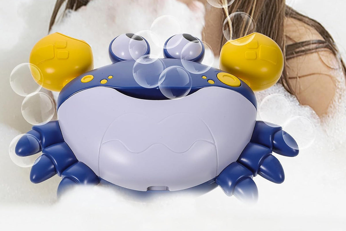 Crab Bubble Machine Bath Toy with Music for Little Ones Bath Time Fun