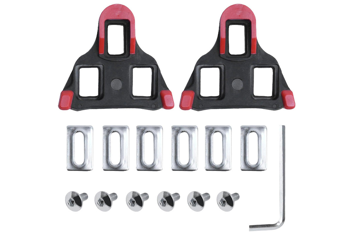 Road Bike Cleat Set SPD Compatible Cycling Pedal Clips for Road Shoes