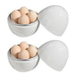 2Pcs 4 Eggs Breakfast Boiler Kitchen Cooker for Microwave