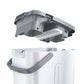 Flat Floor Mop and Bucket Set with 4 Washable Microfiber Pads