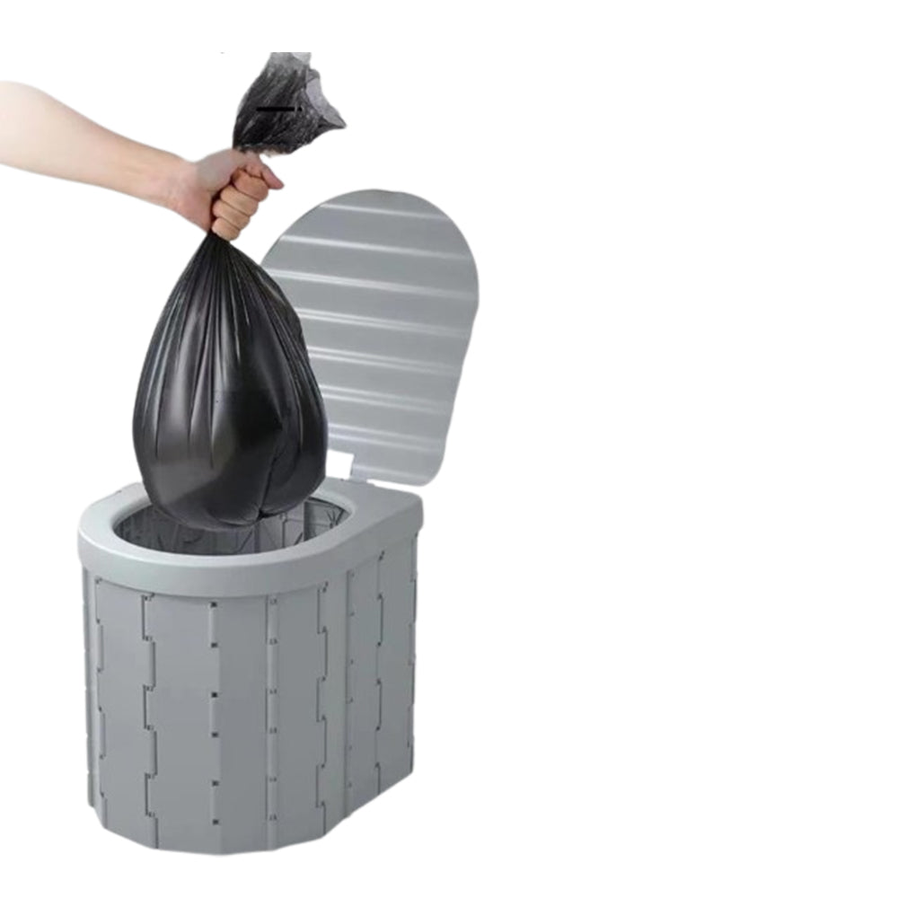 Portable Camping Folding Toilet for Adults with Lid