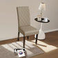 2Pcs Dining Chair Covers Stretch Seat Cover Slipcovers Washable Banquet Wedding Party-Grey