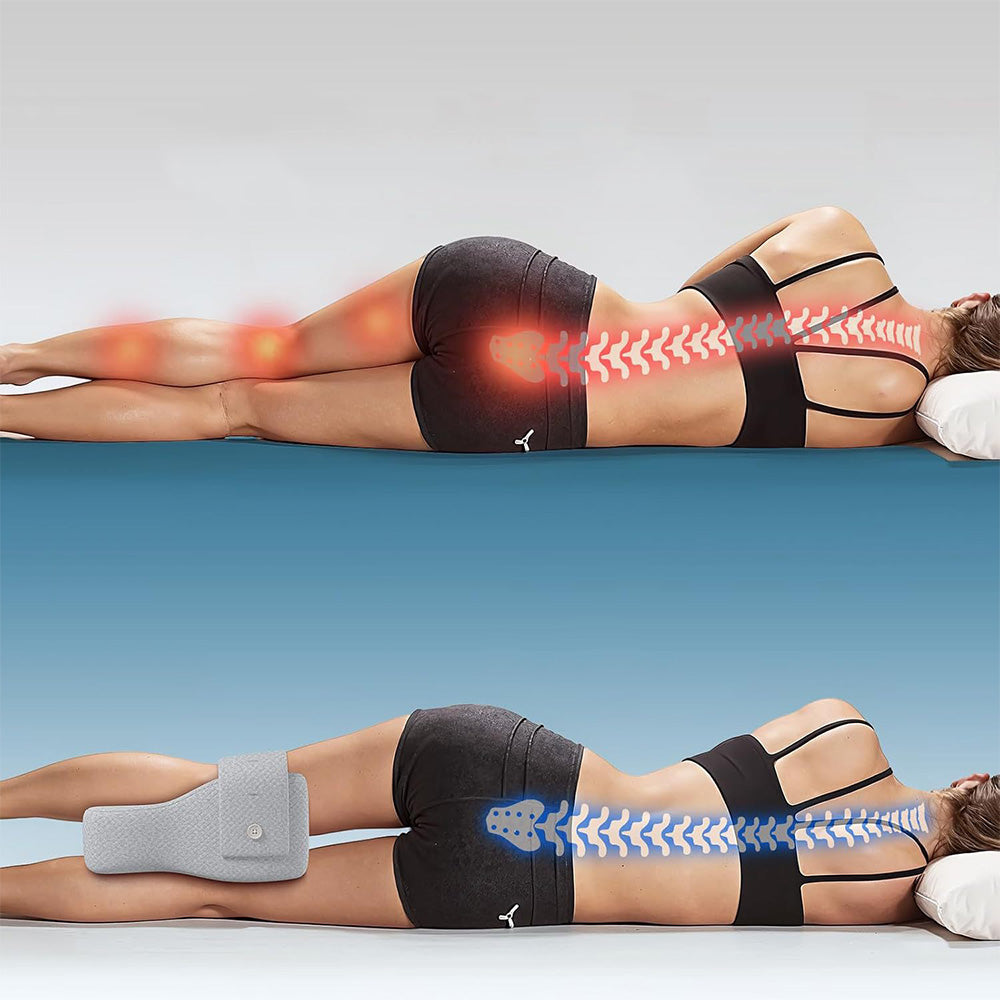 Memory Foam Knee Pillow with Adjustable Strap
