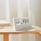Digital Desktop Clock with Temperature Humidity Display-Transparent